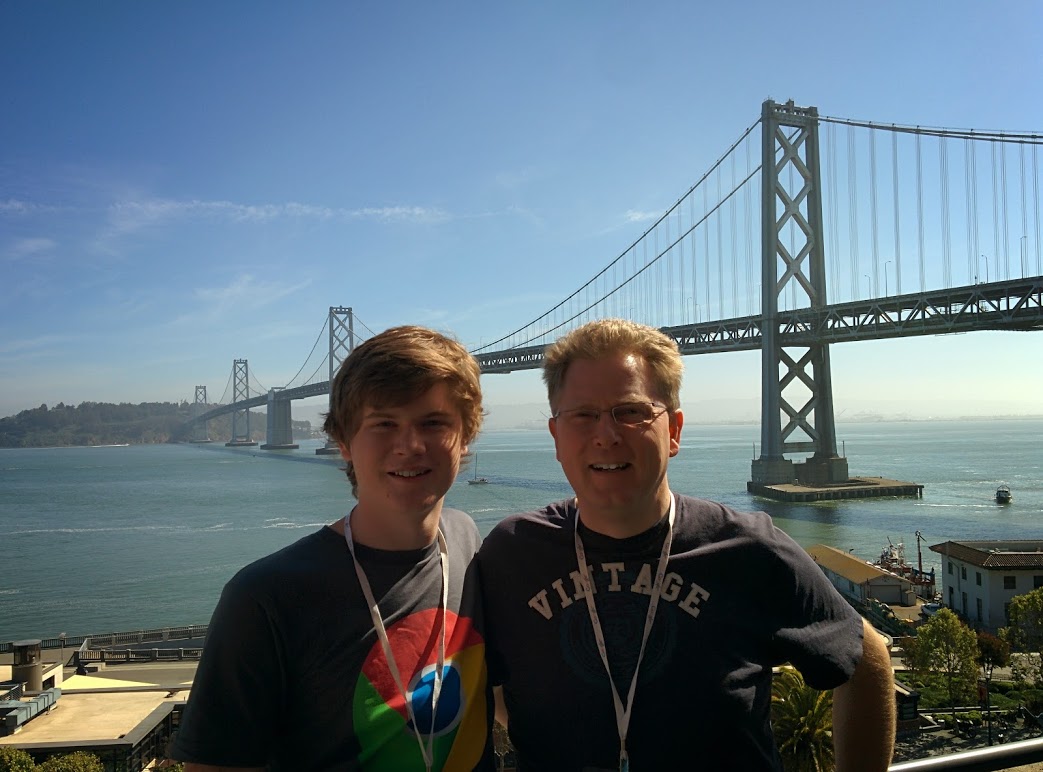 Me and Dad in San Francisco